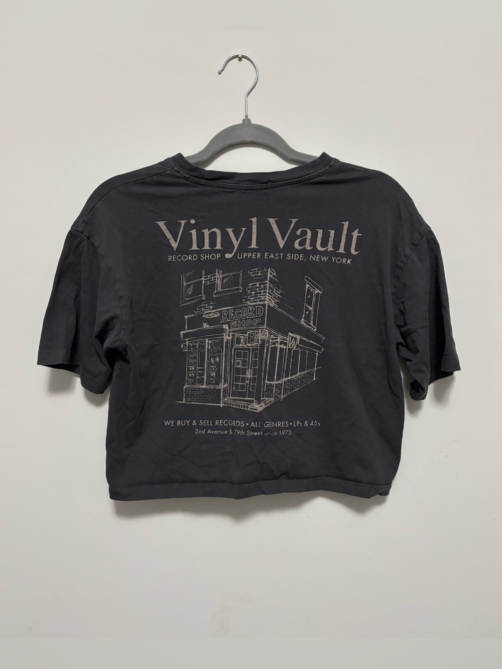 Vintage Graphic Tee Dark Gray Ardene